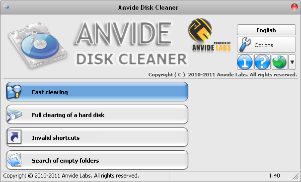 Anvide Disk Cleaner