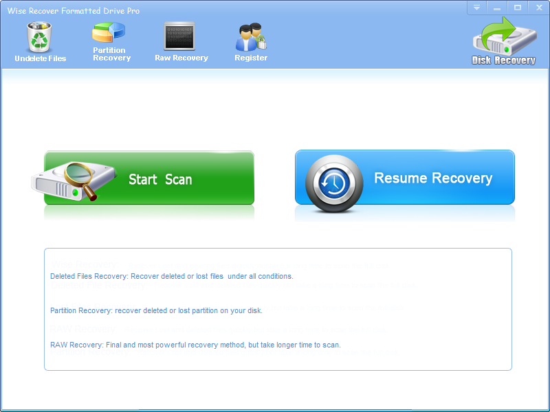 Wise Recover Formatted Drive