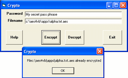 MarshallSoft Visual FoxPro AES Library
