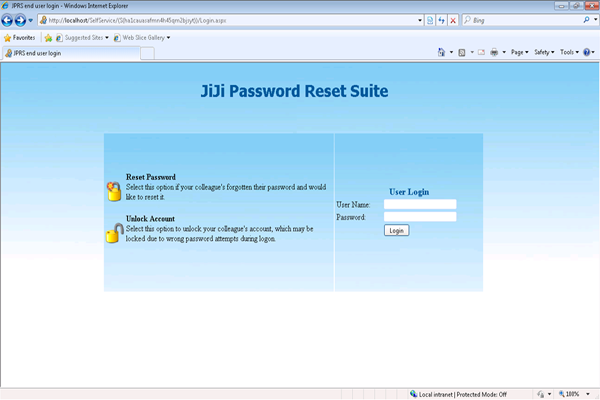Self Service Password Reset Suite