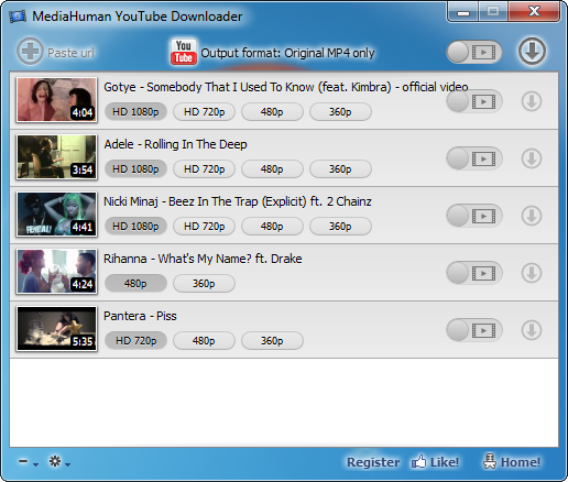 MediaHuman YouTube Downloader