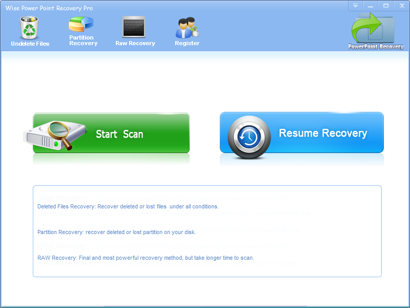 Wise Power Point Recovery