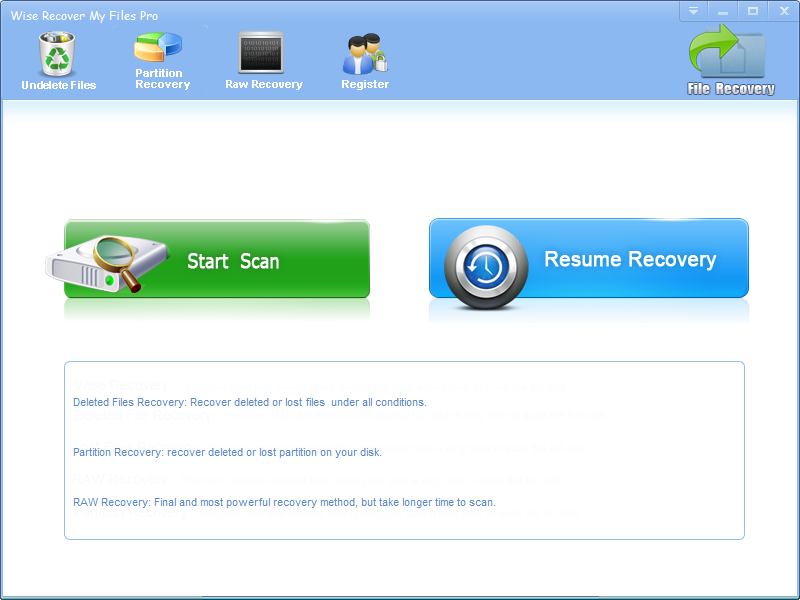 Wise Recover My Files