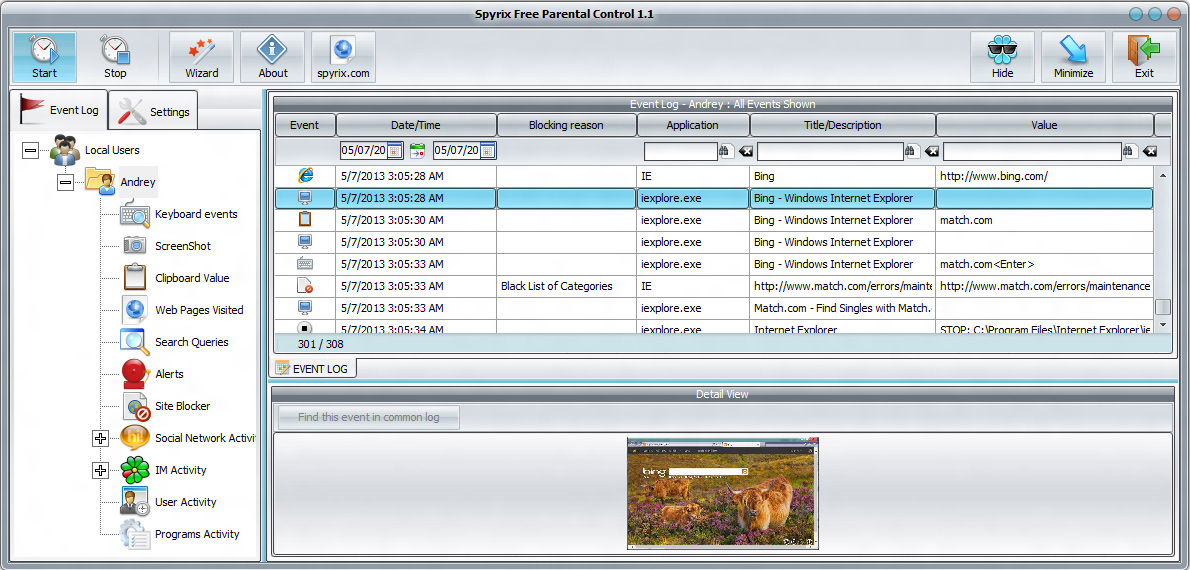 Spyrix Free Parental Control