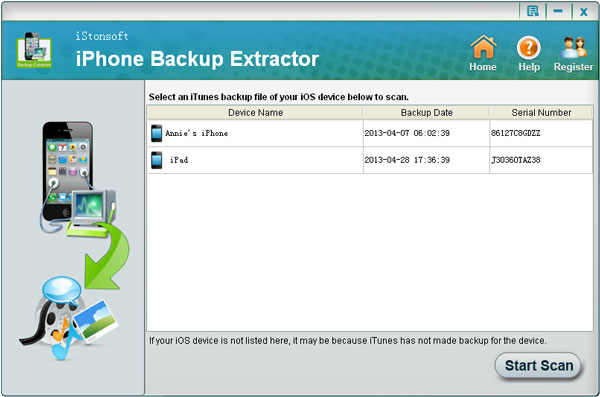 iStonsoft iPhone Backup Extractor