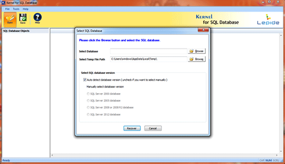 Repair MDF SQL