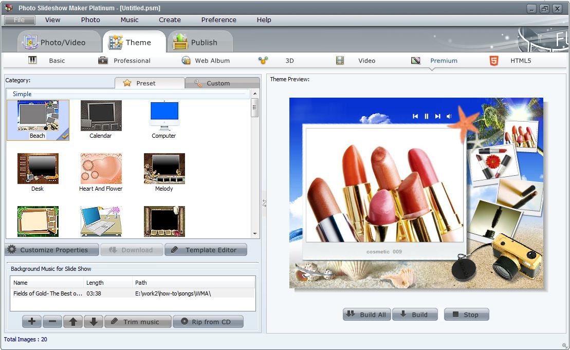 Photo Slideshow Maker Platinum