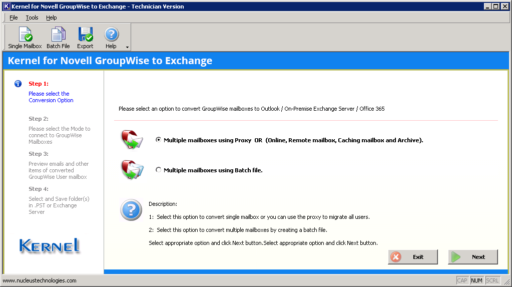 Recovery Files ? Groupwise to Exchange