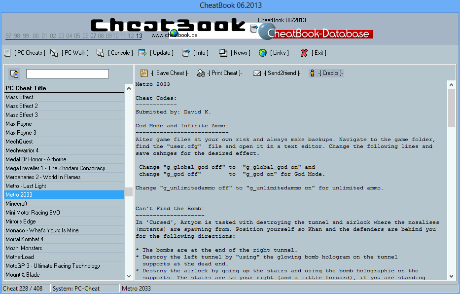 CheatBook Issue 06/2013