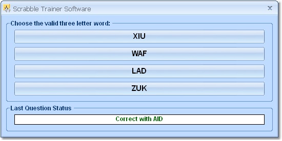 Scrabble Trainer Software