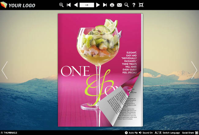 Horizon Theme for eFlip Software