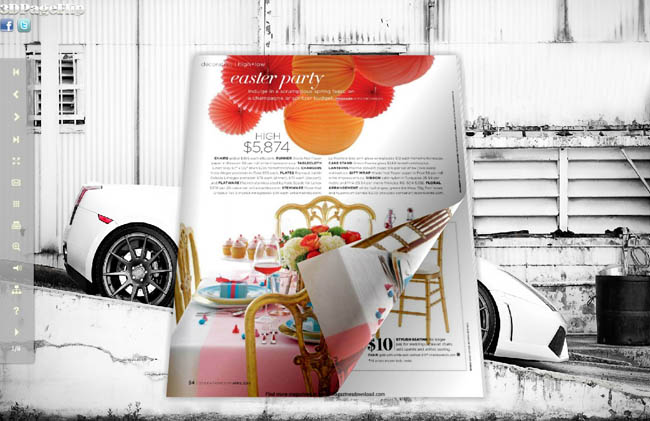 Top Cars Style Theme for 3D Book