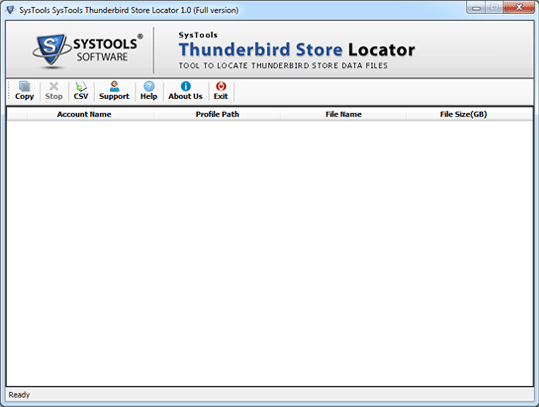 Thunderbird Profile Folder Locator