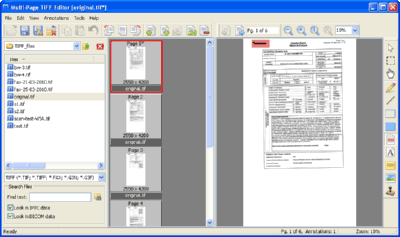 Multi-Page TIFF Editor