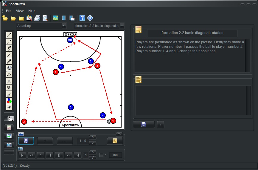 SportDraw Futsal Soccer Indoor