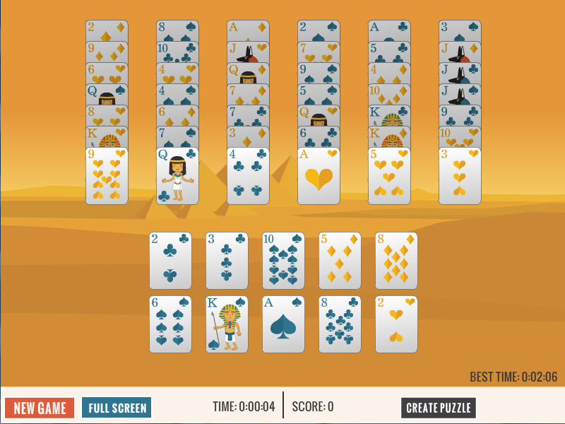 Columns Pyramid Solitaire