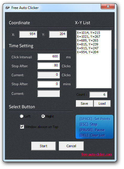 Free Auto Clicker