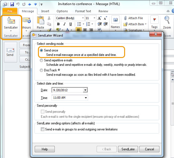 SendLater for Outlook