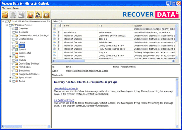 MS Outlook Recovery Software