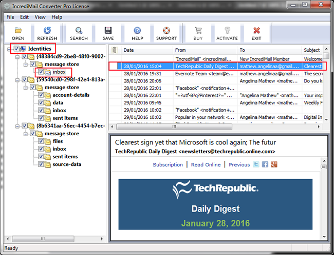 Incredimail Migrate to Outlook