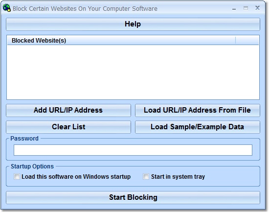 Block Certain Websites On Your Computer Software