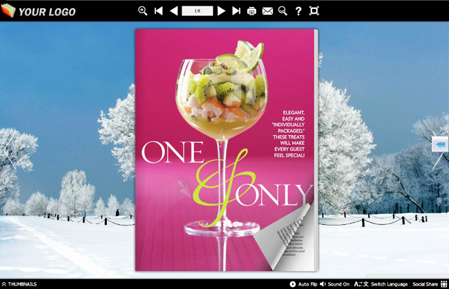 White Tree Theme for eFlip Software