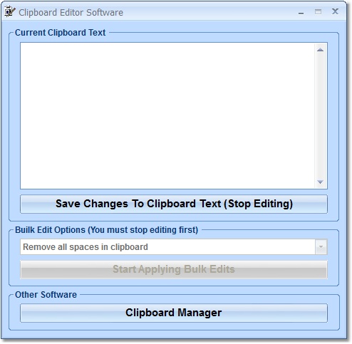 Clipboard Editor Software