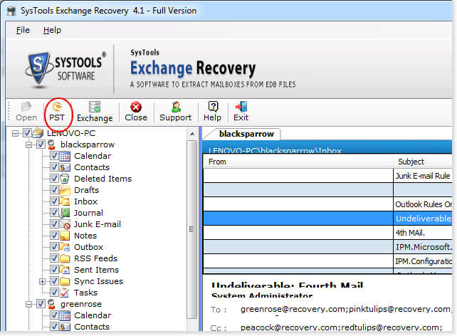 Migrate Exchange 2010 Database