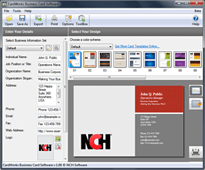 CardWorks Business Card Software