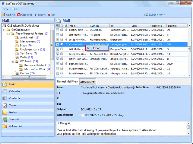 Easily Convert OST to PST File