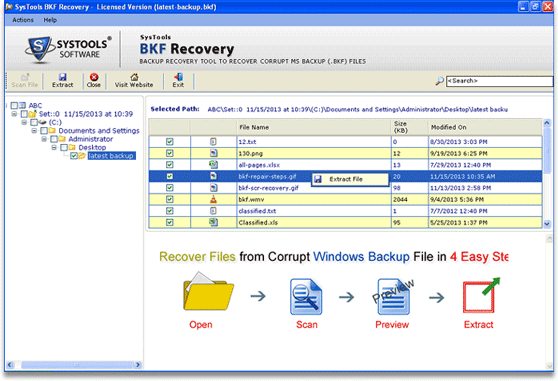Advance Backup Recovery Utility