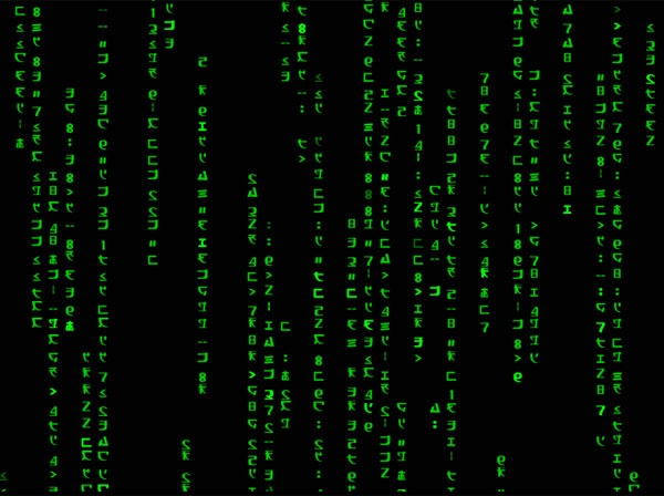 Animated Matrix Code Wallpaper