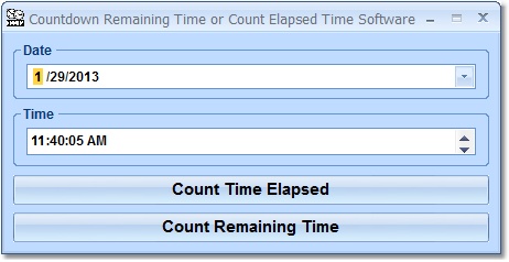 Countdown Remaining Time or Count Elapsed Time Sof