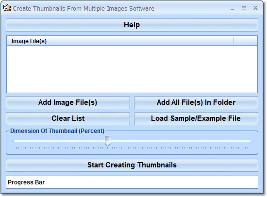Create Thumbnails From Multiple Images Software