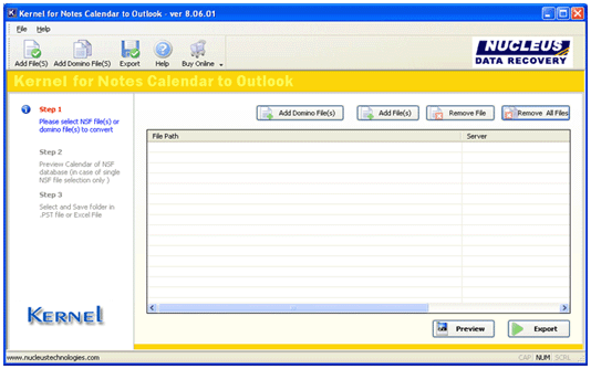 Recovery Files ? Notes Calendar to Outlook