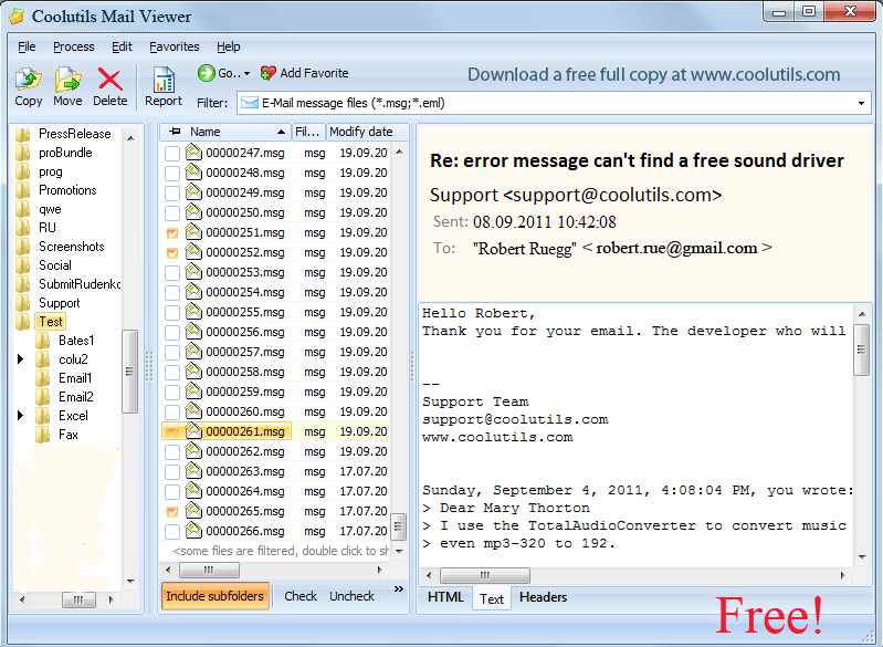 Coolutils Mail Viewer
