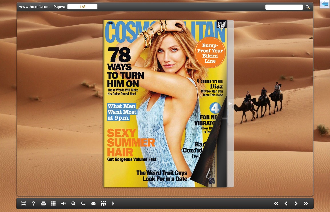 Desert Theme for Boxoft PDF to Flipbook Pro