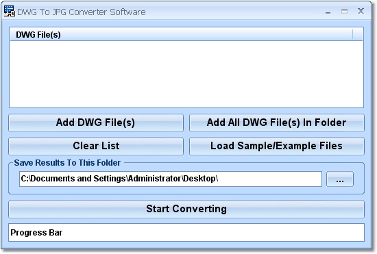 DWG To JPG Converter Software