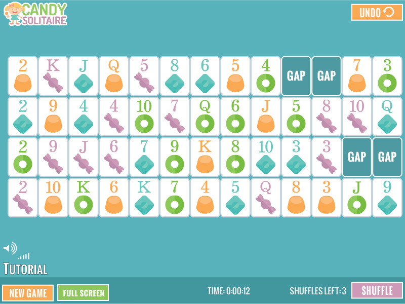 Candy Gaps Solitaire