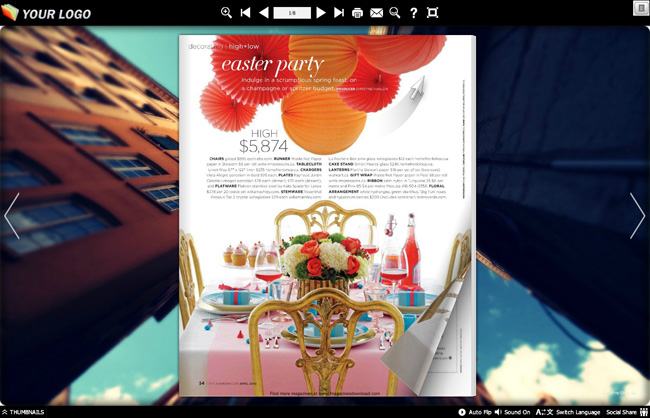 Construction Theme for eFlip Software