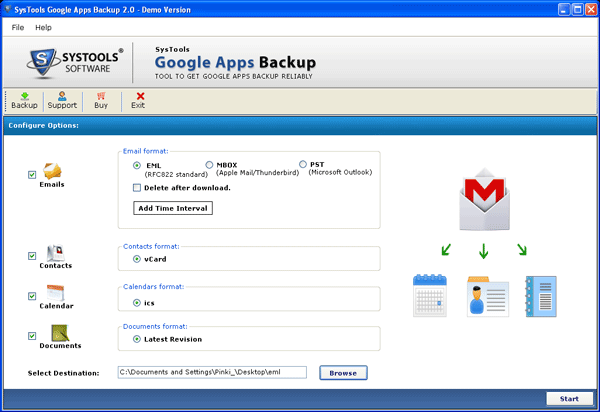 Transfer Google Apps Emails For One Account
