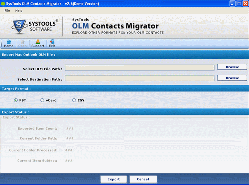 Import OLM Contacts to Gmail