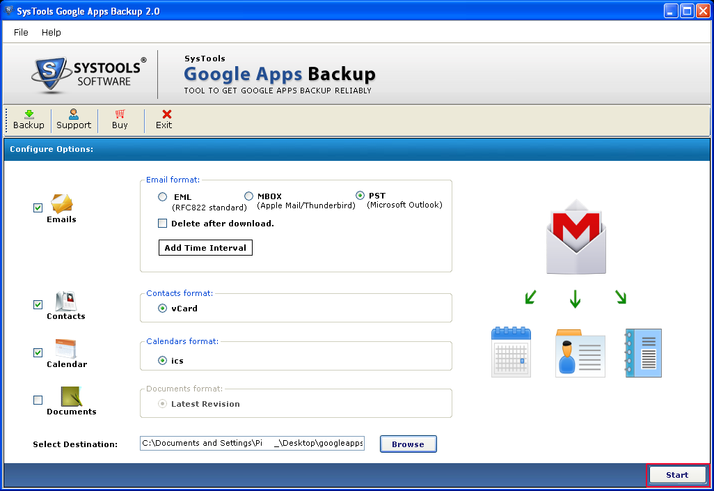 Backup For Google Apps