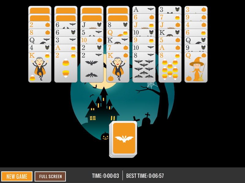 Halloween Scorpion Solitaire