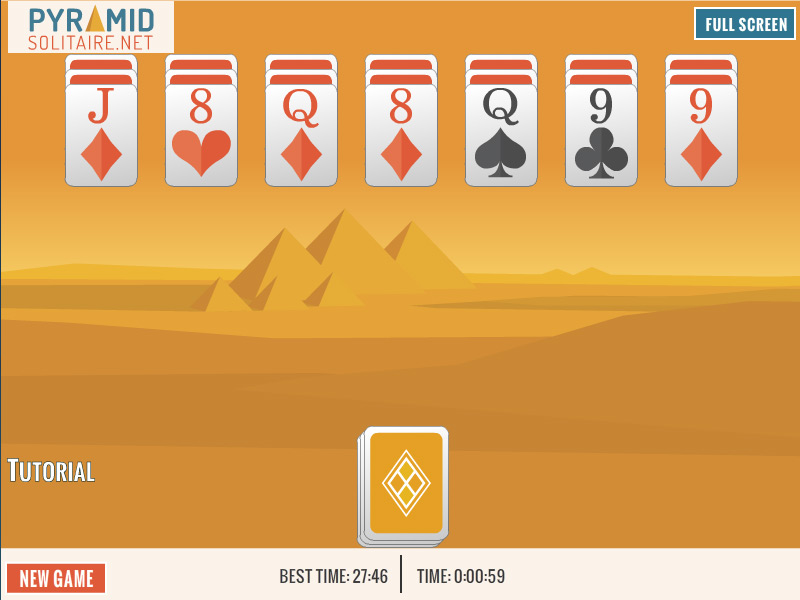 Egyptian Spiderette Solitaire