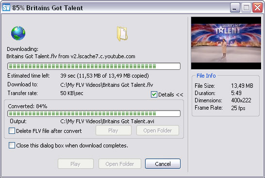 Save Video plugin for Internet Explorer