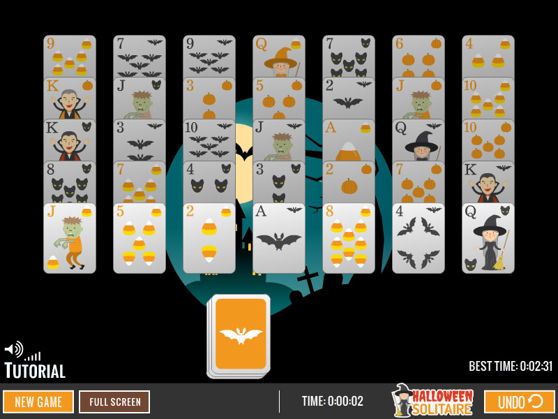 Halloween Golf Solitaire