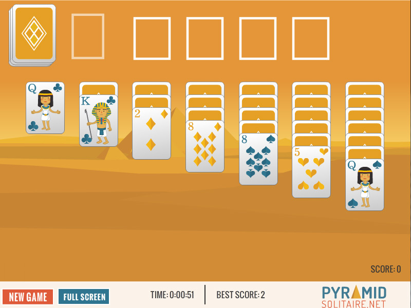 Egyptian Klondike Solitaire