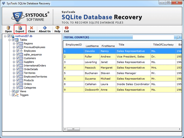 SQLite Corrupt Database Recovery
