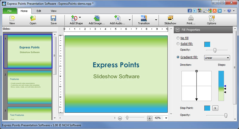 Express Points Presentation Software